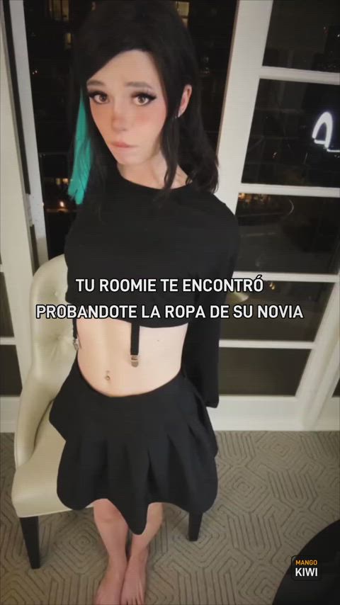 🔥🔥 Tu roomie te encontró probandote la ropa de su novia  🔥🔥 