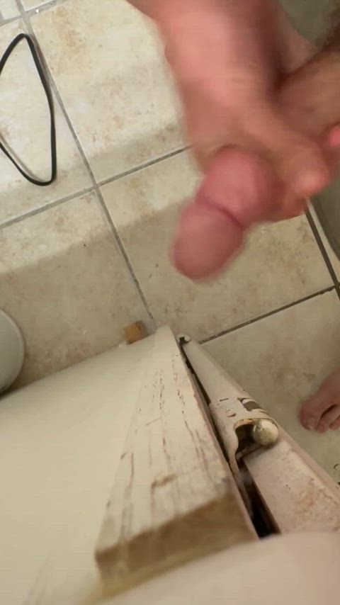 big dick cum masturbating gif