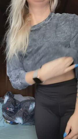 big tits blonde tits milf gif