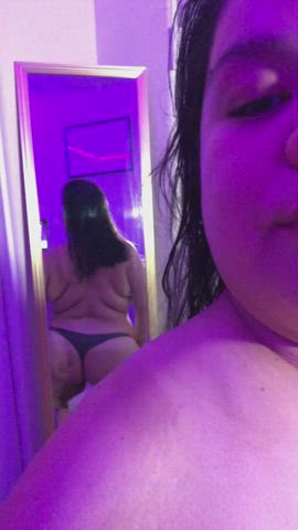 Ass BBW Thick Thong gif