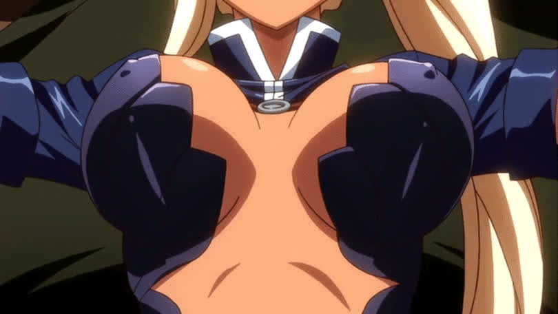 Animation Anime Big Tits Blonde Elf Hentai gif