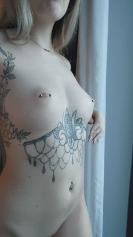 alt boobs natural tits nipple piercing petite pierced tattoo teen tits tattedphysique