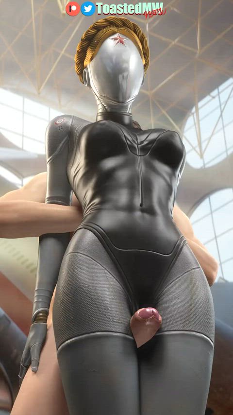 animation rule34 sfm thighjob thighs gif