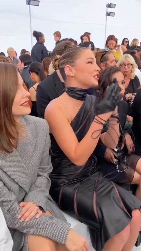 Madelyn cline and Barbara Palvin