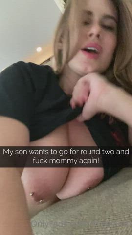 Sunday Afternoon Mom Son Couch Sex - Round Two