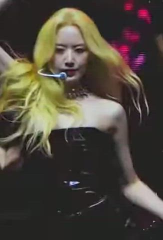 celebrity korean nipslip gif