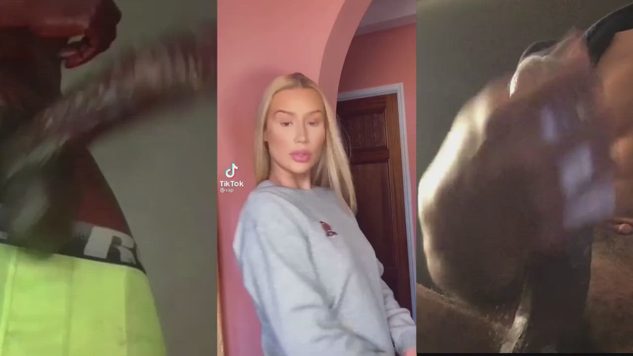 Iggy using her massive ass to drive those BBCs crazy