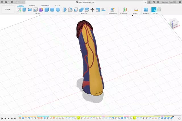 V4 Prototype VOB Anatomy Dildo