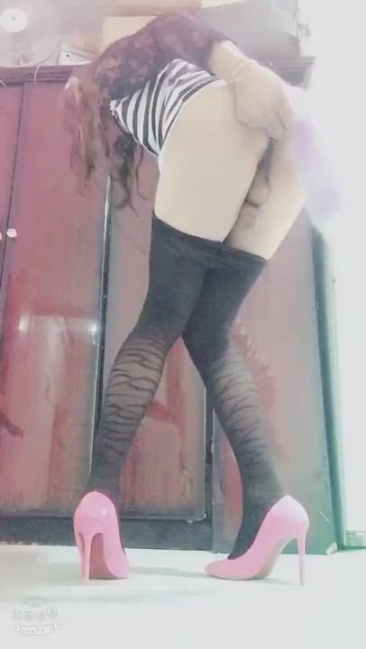 Hands Free Sissy gif