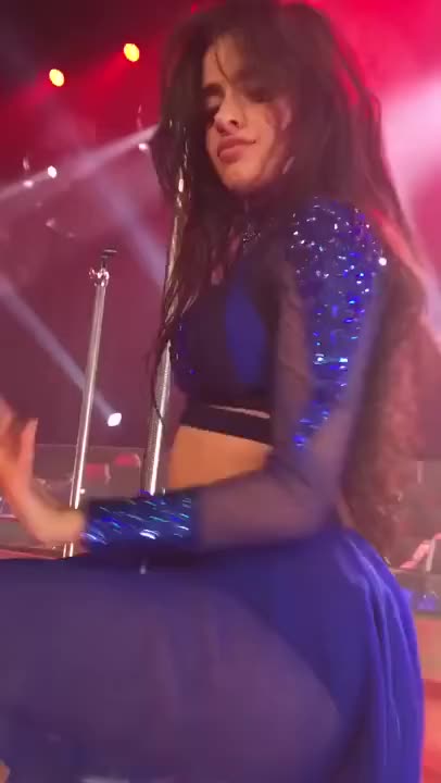Imagine being in the first row at a Camila Cabello concert and she comes close to
