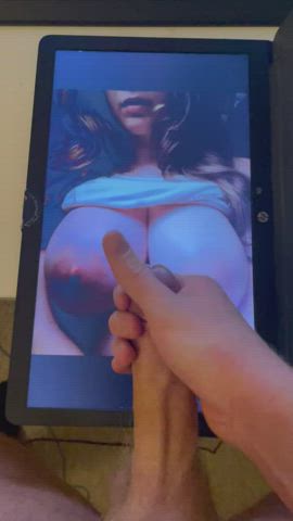 big tits cumshot tribute r/tributeme gif