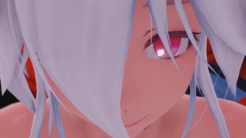 Close-up of Haku's tits