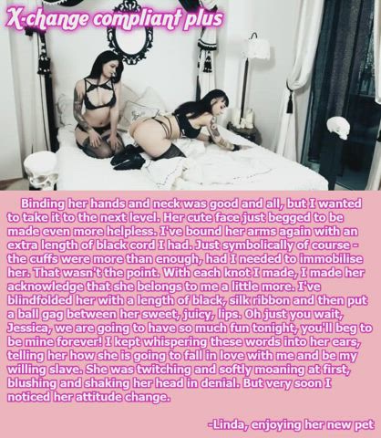 bdsm goth lesbian lingerie xchange gif