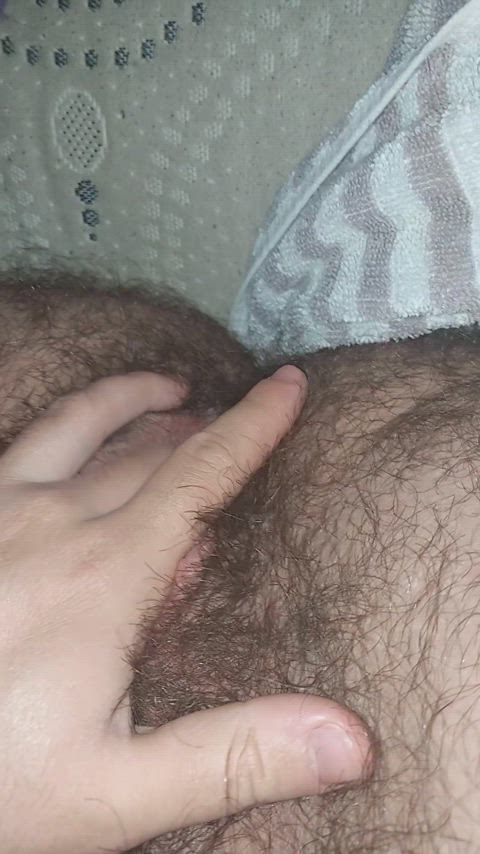 ftm fingering homemade masturbating pubic hair wet pussy gif