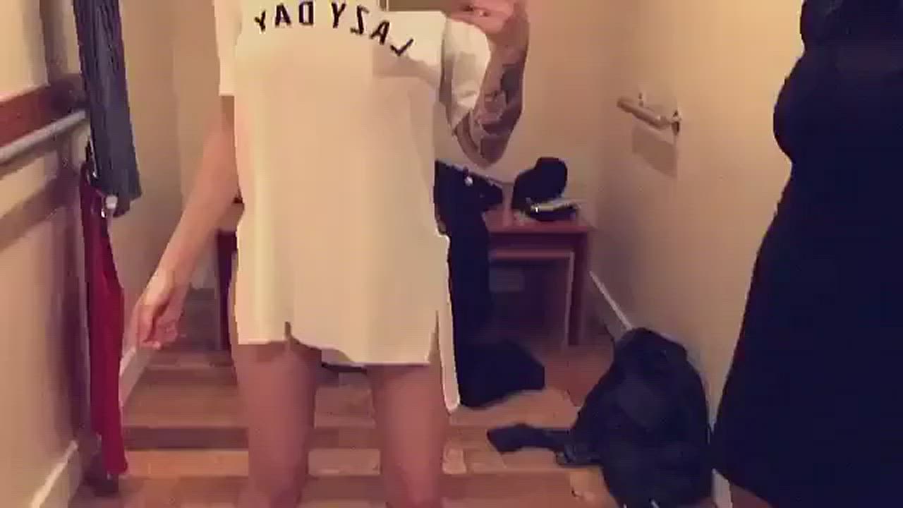 Pussy Skirt Undressing gif