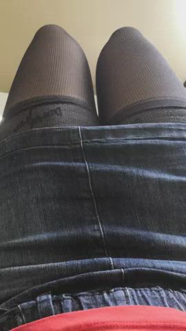 big dick crossdressing sissy sissy slut skirt stockings gif