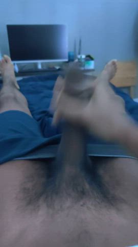 bbc big dick cock cum cumshot masturbating gif