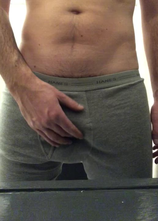 Cock Tease Underwear gif