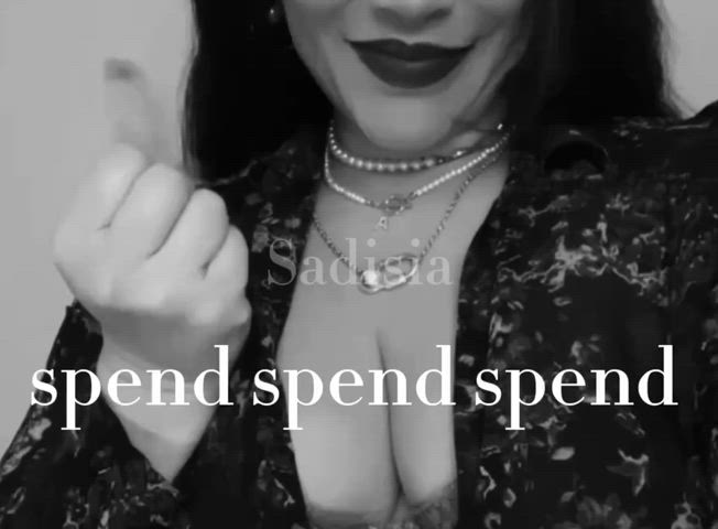 big tits domme femdom findom natural tits tits gif