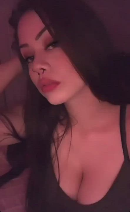 Eye Contact Lips Sucking gif