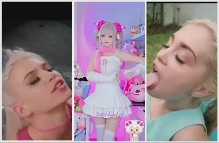 cumshot split screen porn tiktok gif