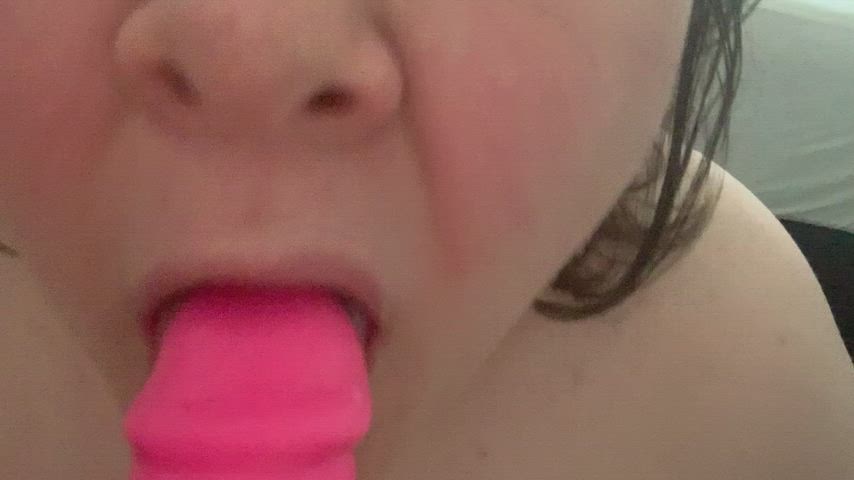 Blowjob Dildo SSBBW gif