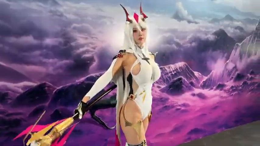 asian big tits convention cosplay korean sexy gif