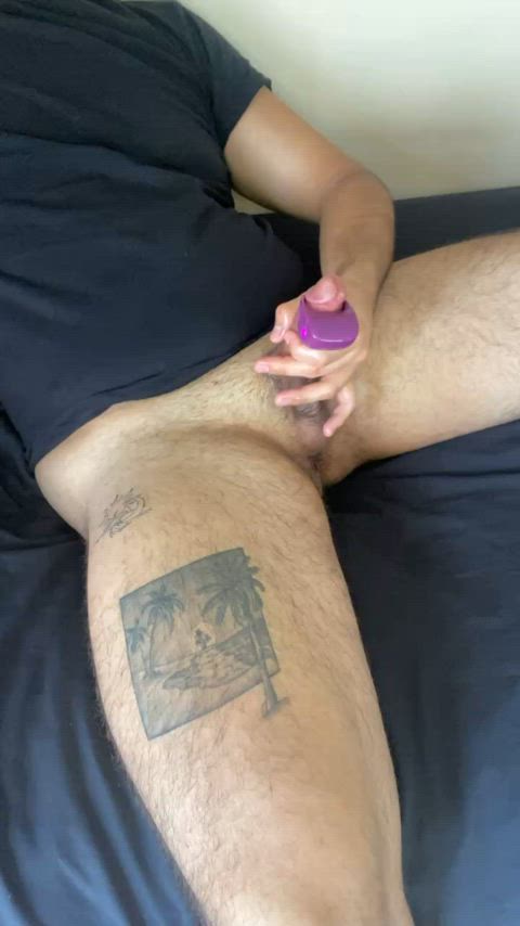cock masturbating male masturbation cock ring tattoo cum homemade amateur cumshot