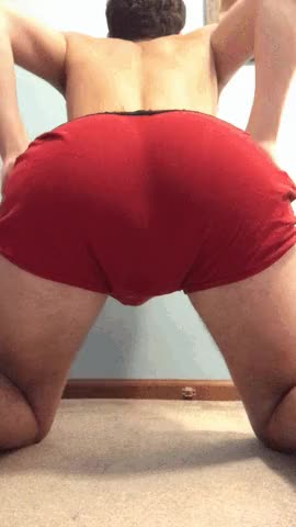 Shaking my ass until I get a spanking