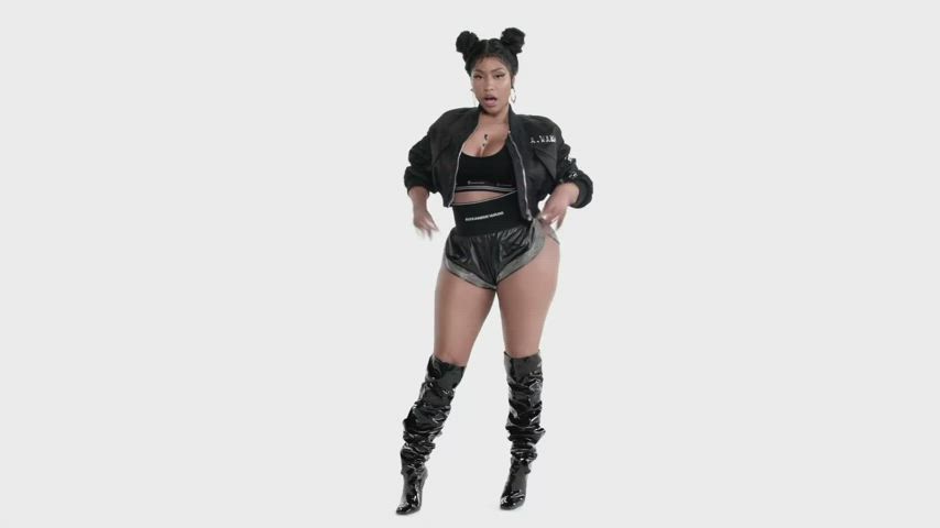 Big Tits Body Clothed Curvy Nicki Minaj Teasing Thick Top gif