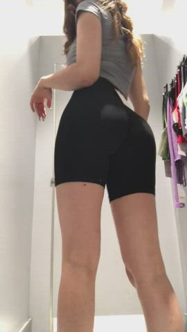 ass big ass booty brunette girl next door girlfriend hotwife leggings model onlyfans