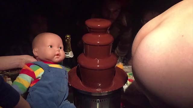 Flatulence into Chocolate Fountain at Fps 120