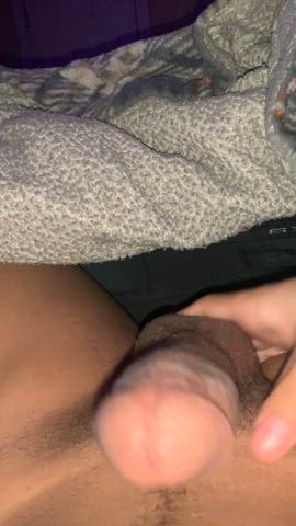 Would someone help me make my Virgin cock cum