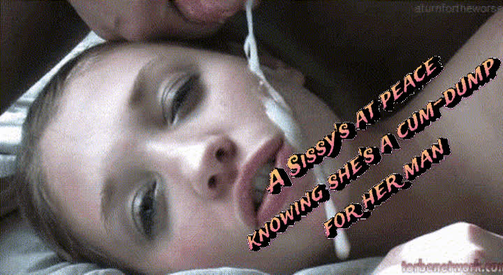 caption cumshot cute facial sissy teen gif