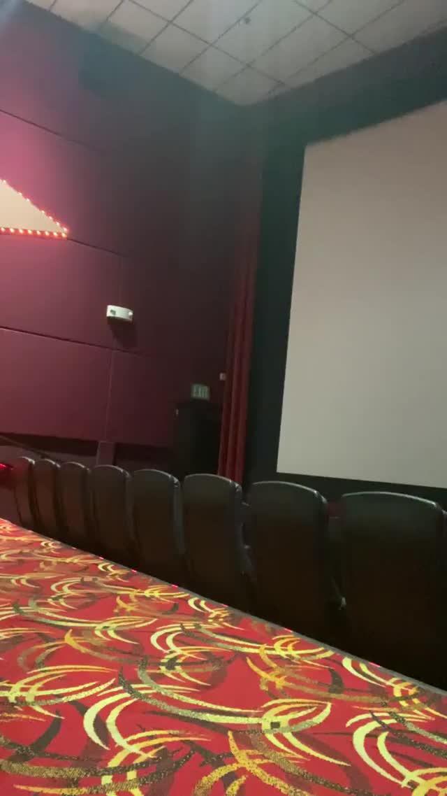 movie theater on halloween ? (f)
