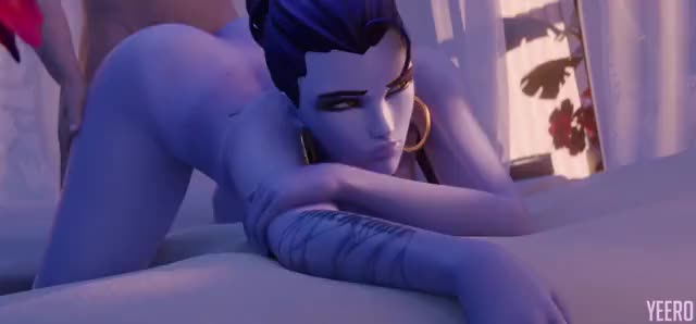 Widowmaker Doggystyle on the Bed - Cartoon Porn Vids