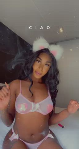 Cosplay Ebony Fetish Findom Smoking Tattoo gif