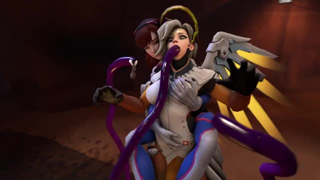 Mercy and Dva tentacles A1
