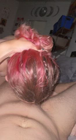 amateur blowjob redhead gif