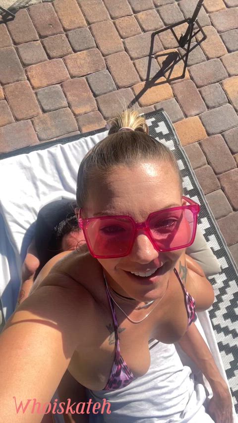 Make yourself useful while I tan... (39f) whoiskateh