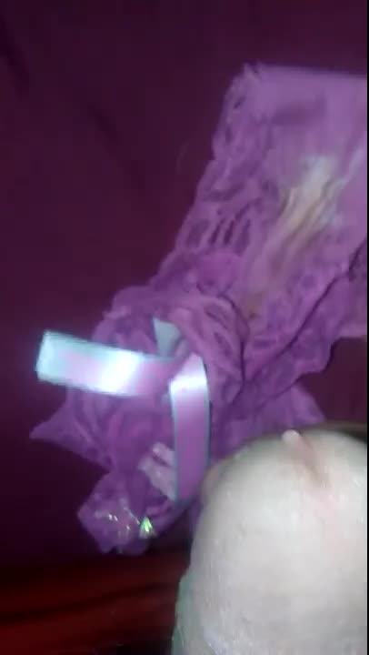 Precum on Younger Sisters Panties