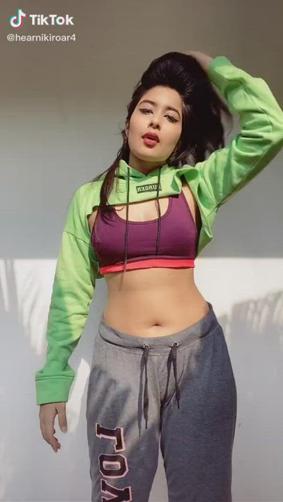 Belly Button Dancing Tease gif