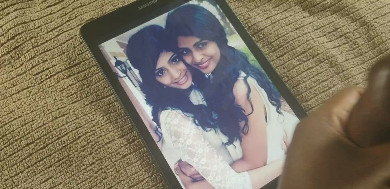 Cum on pretty indian sisters