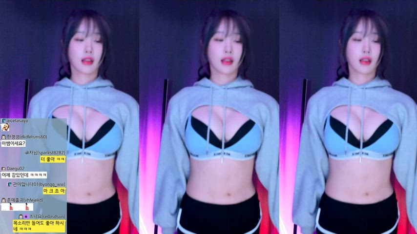asian big tits dancing korean gif