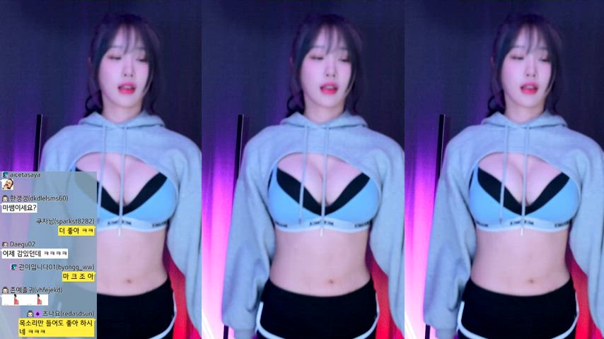 asian big tits dancing korean gif