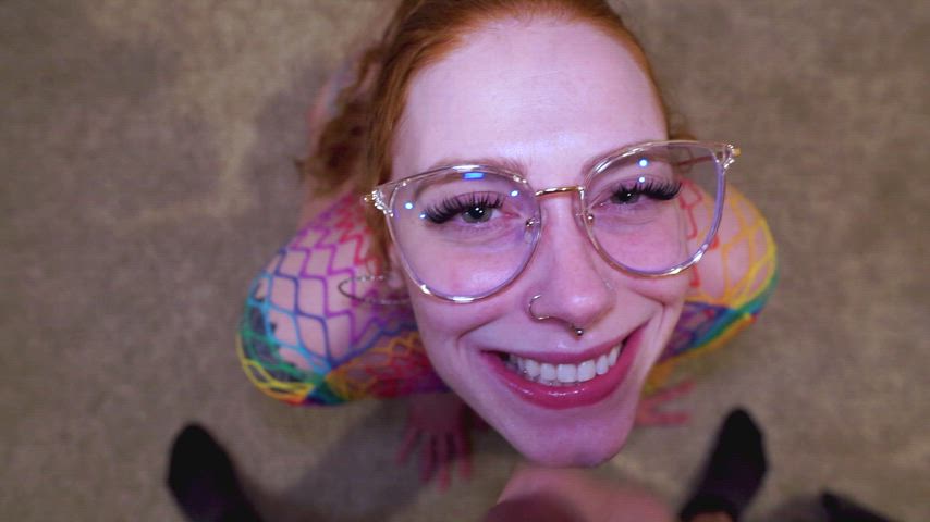 cum cumshot face fuck onlyfans real couple redhead cumslut gif