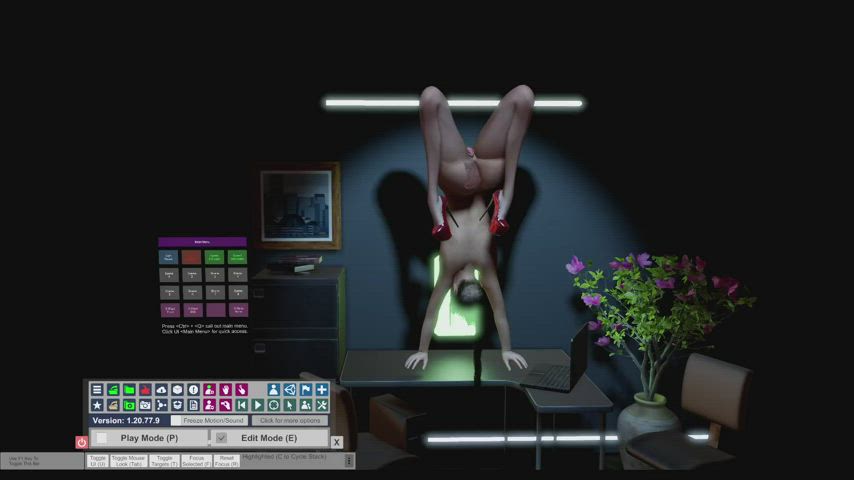 3d dildo office gif