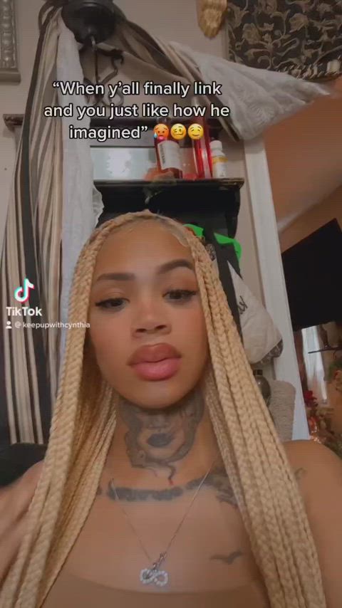 latina ebony tiktok lips gif