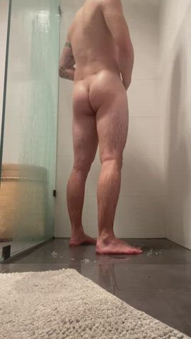 cock nsfw shower solo spy cam gif