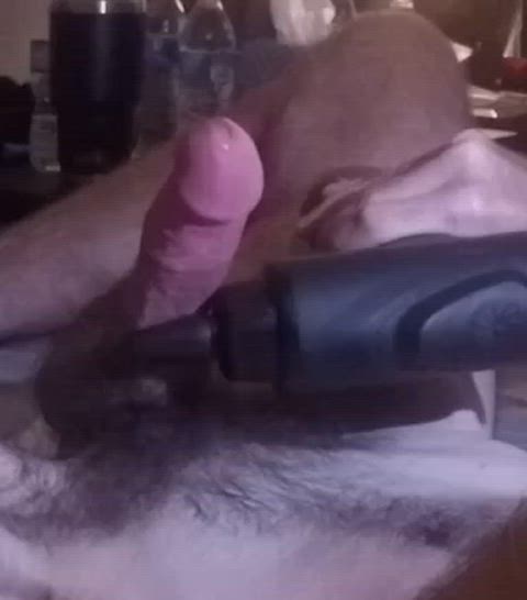 Prostate massager + massage gun = Handsfree;)